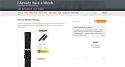 Desktop Screenshot of ialreadyhaveawatch.com